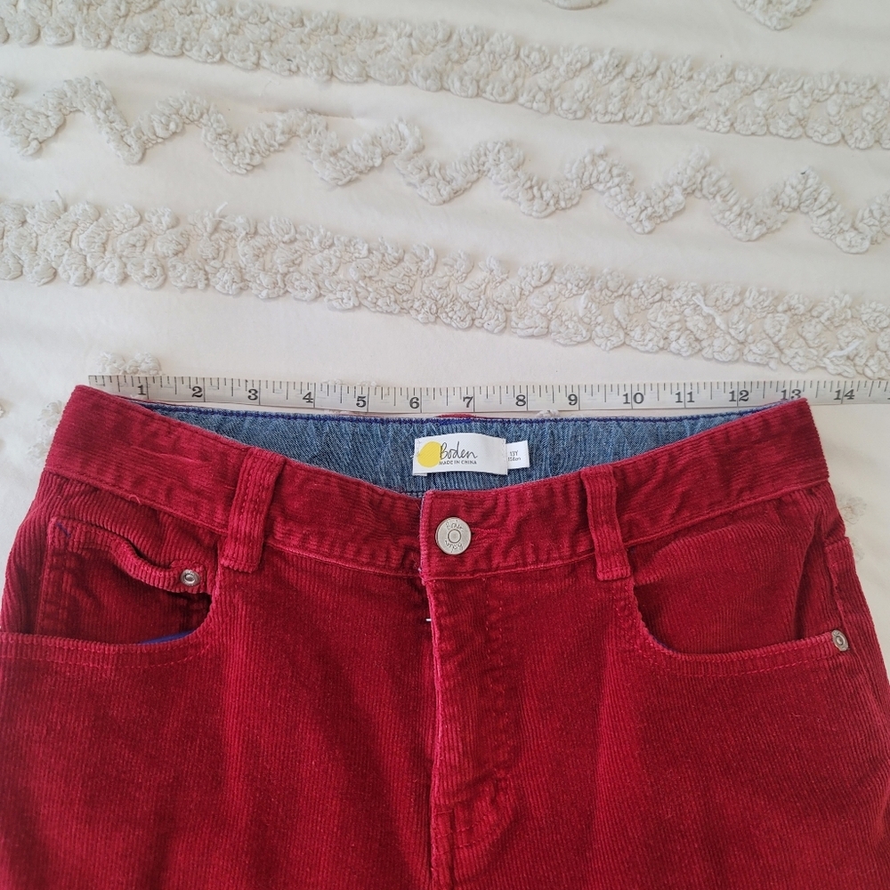 BODEN Boys Corduroy Pants size 13Y Red - Picture 15 of 15